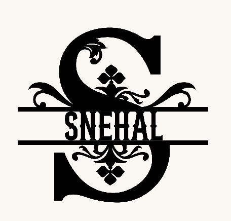 New metal monogram letters